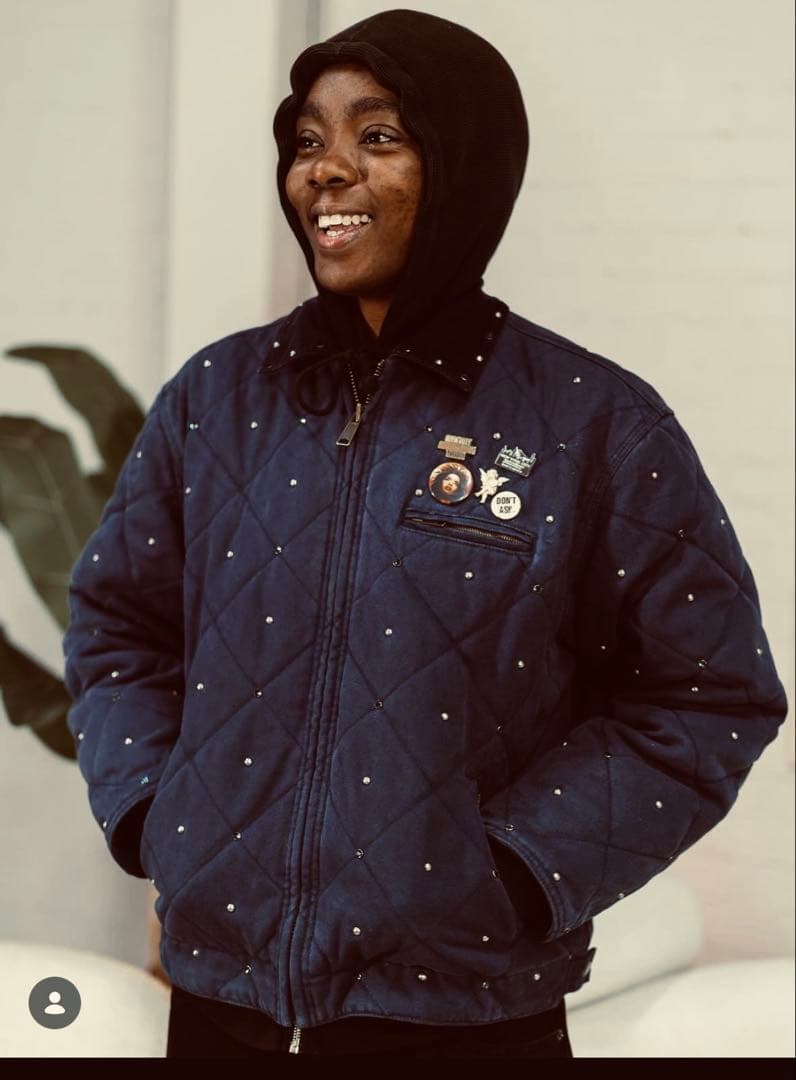 美　Supreme B.B.SIMON QUILTED WORK JACKET