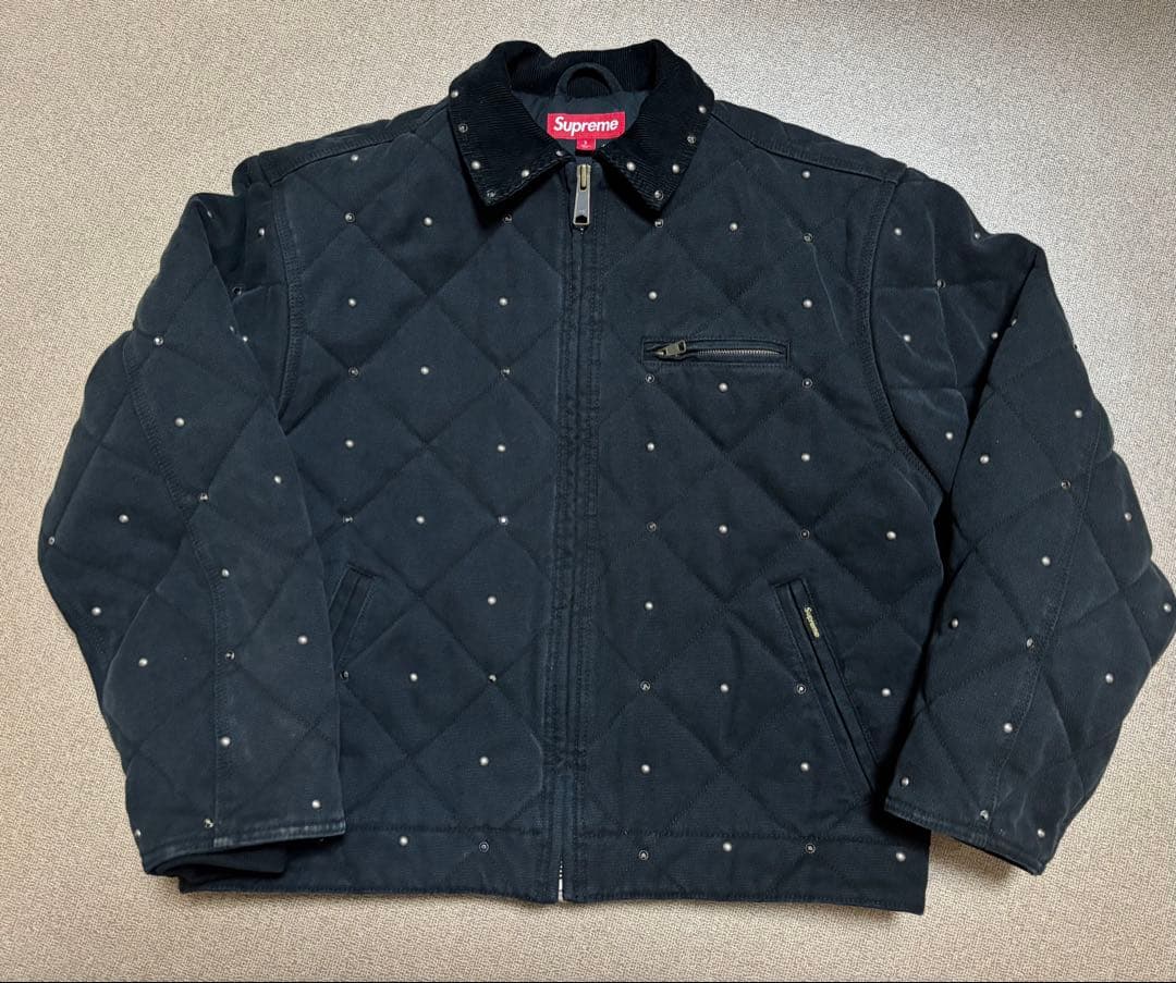 美　Supreme B.B.SIMON QUILTED WORK JACKET