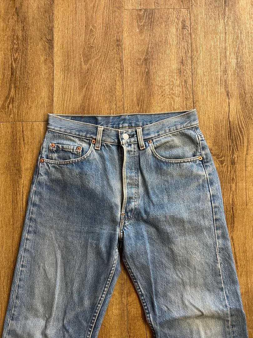 W32！90's LEVI'S 501xxUSA製リーバイス デニムジーンズ
