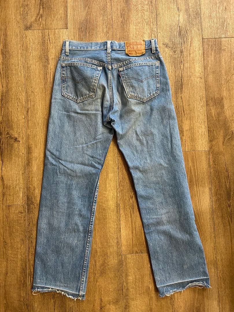 W32！90's LEVI'S 501xxUSA製リーバイス デニムジーンズ