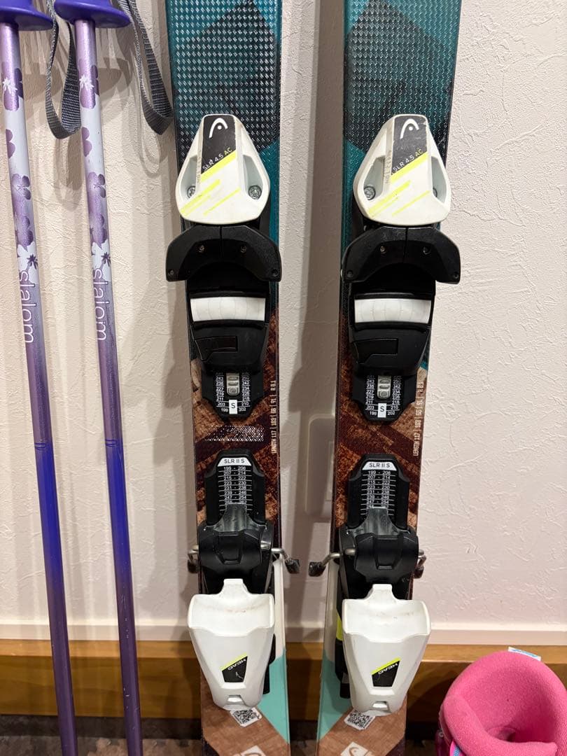 ★女の子用 4点セット メンテナンス.HOTWAX済★ salomon k2