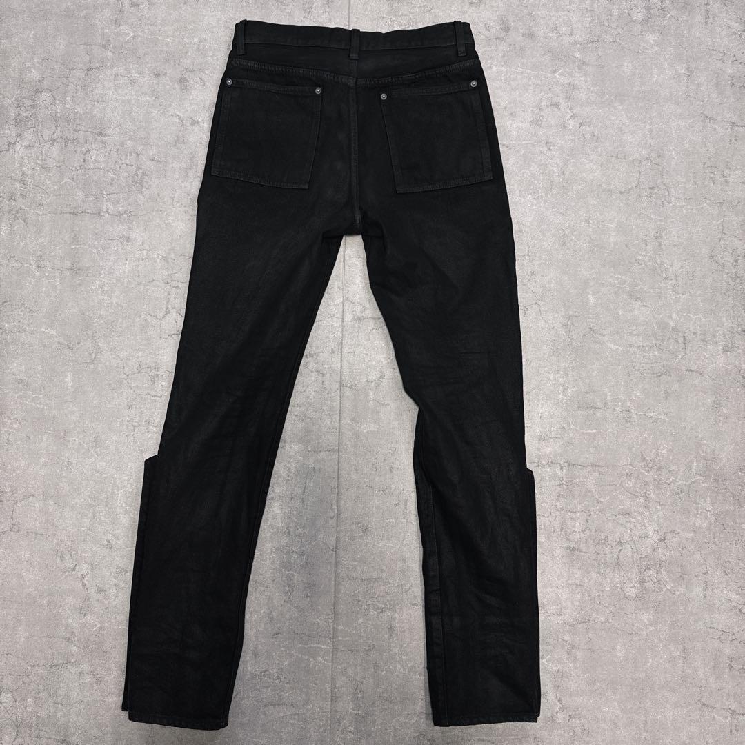 パンツ NO MASS PROD 008GLM WAXED DENIM JEANS XS