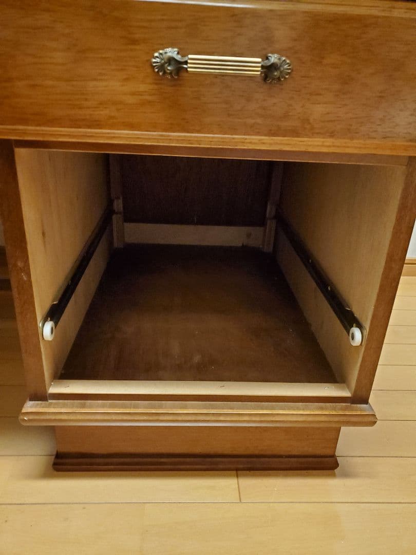 カリモク家具　机　片袖