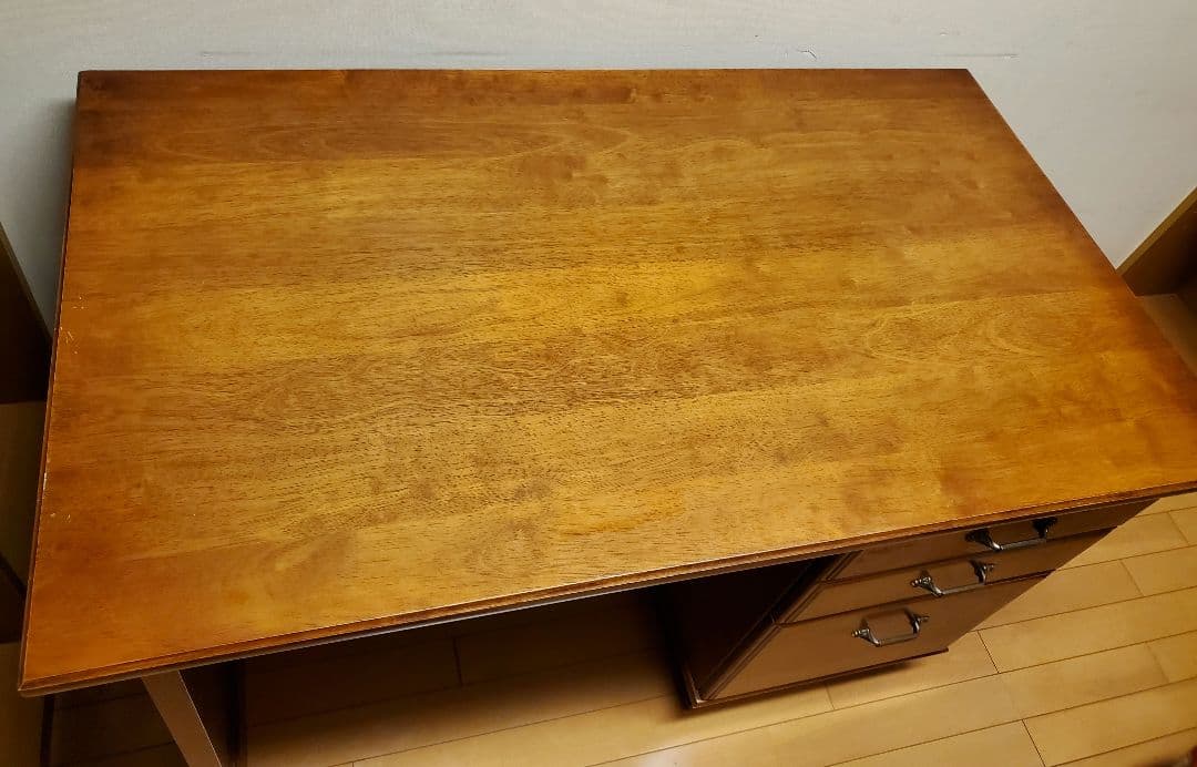 カリモク家具　机　片袖