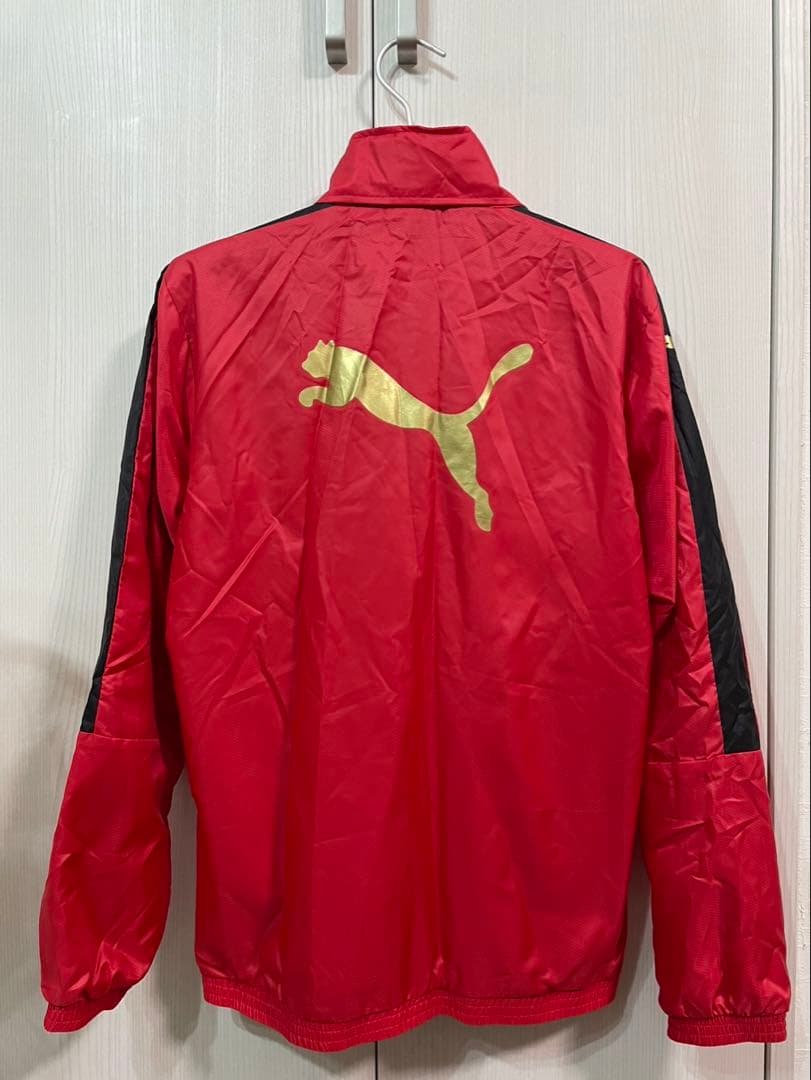 瀬戸内高校サッカー部 Puma ピステ・ウィンドブレーカー Sサイズ レッド
