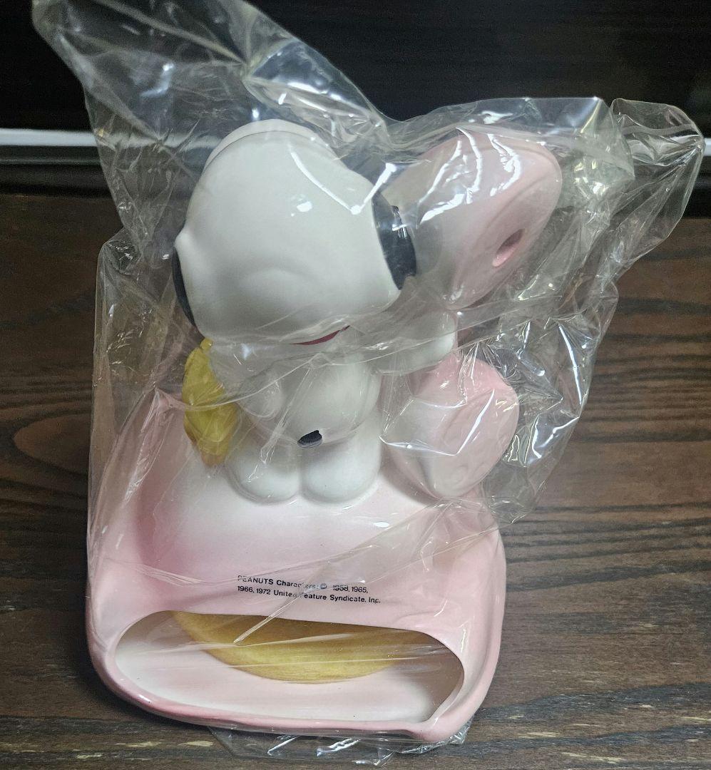 スヌーピー陶器置物