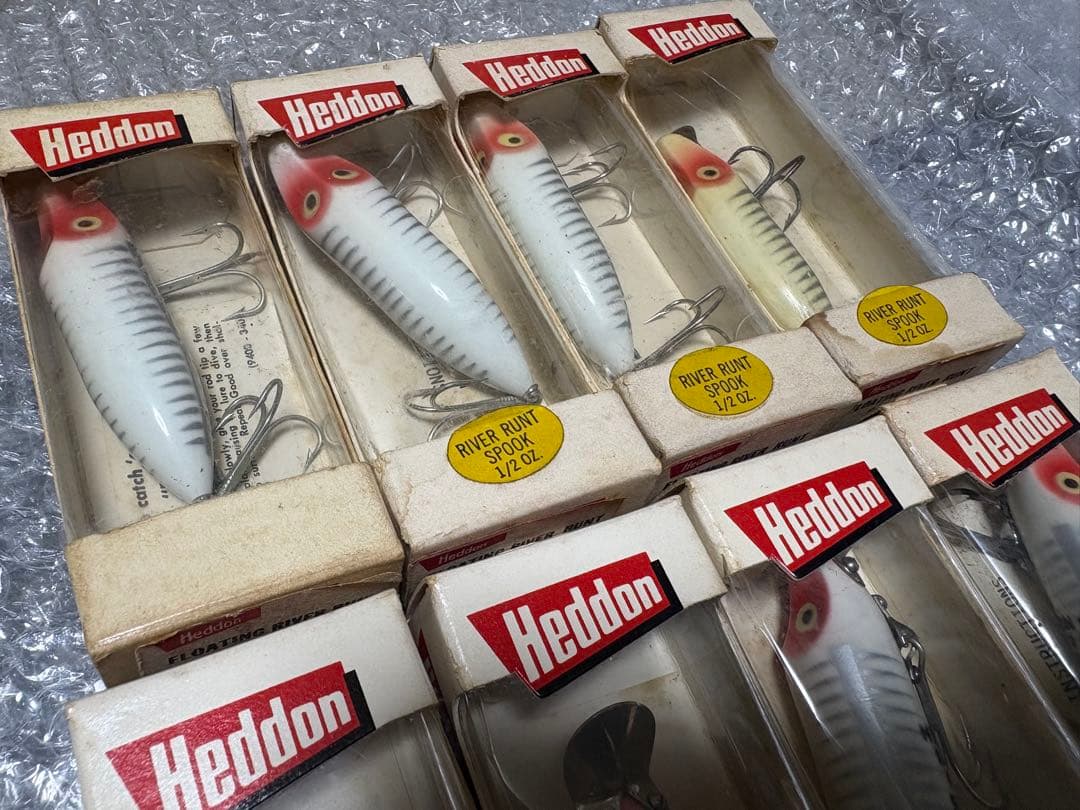 オールドヘドン　販売店用　リバーラントスプーク　NIB 超希少　12個セット