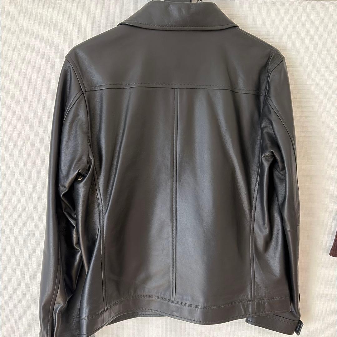 【美品】Burberry black label レザージャケット