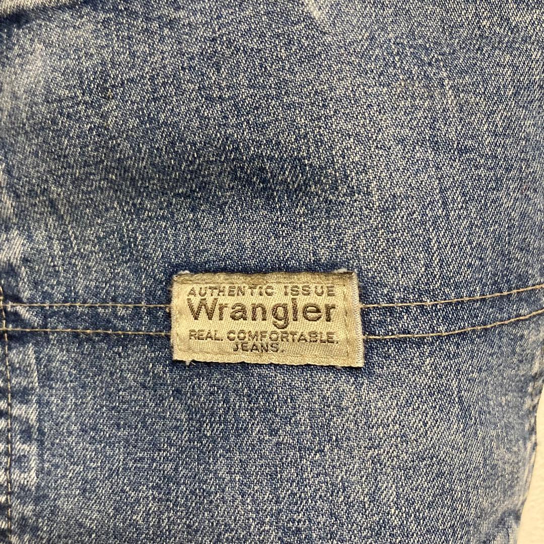 【00s】Wrangler ペインターパンツ W34 リアルボロ 茄子紺 希少