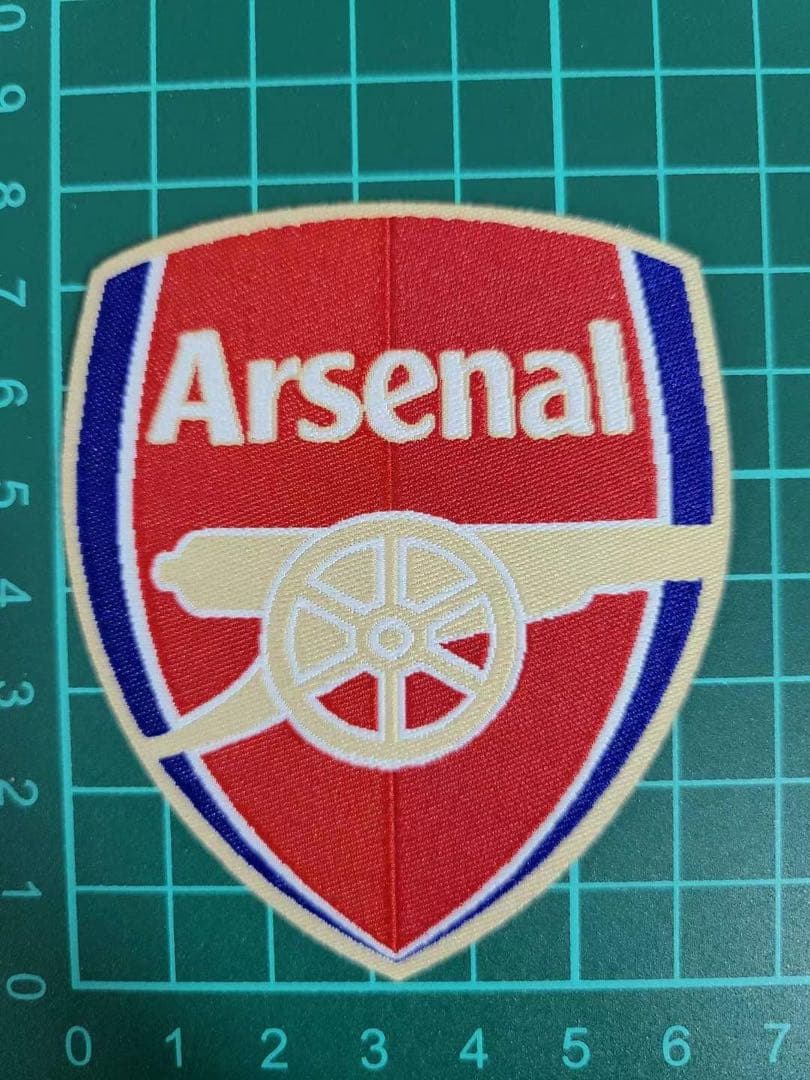9種類各2点！サッカー　刺繍ワッペン　アイロン熱圧着タイプ
