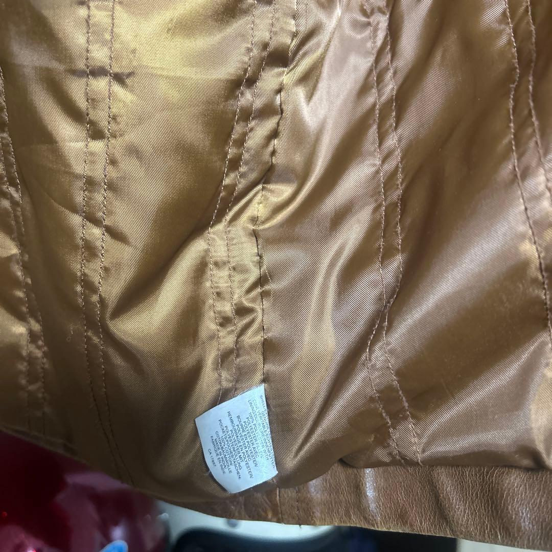 鳥*ん様 GAP OLDGAP 希少L ブラウン カーコート　レザージャケット