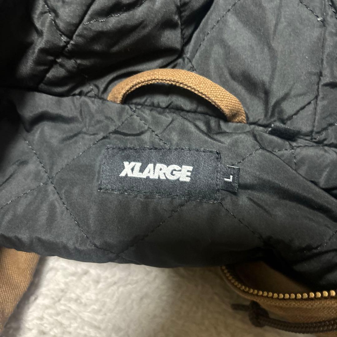 XLARGE ブラウン フード付きジャケット L