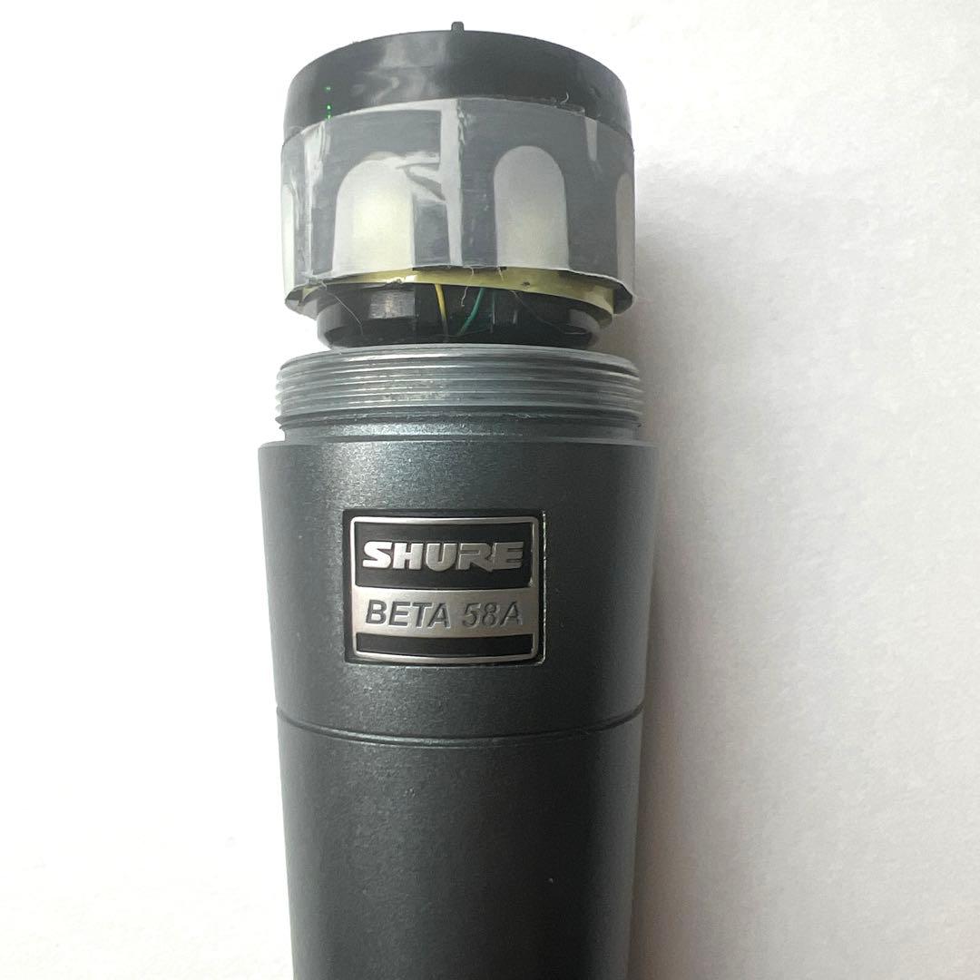 【正規品】SHURE BETA58A ダイナミックマイク シュア 箱、備品付き