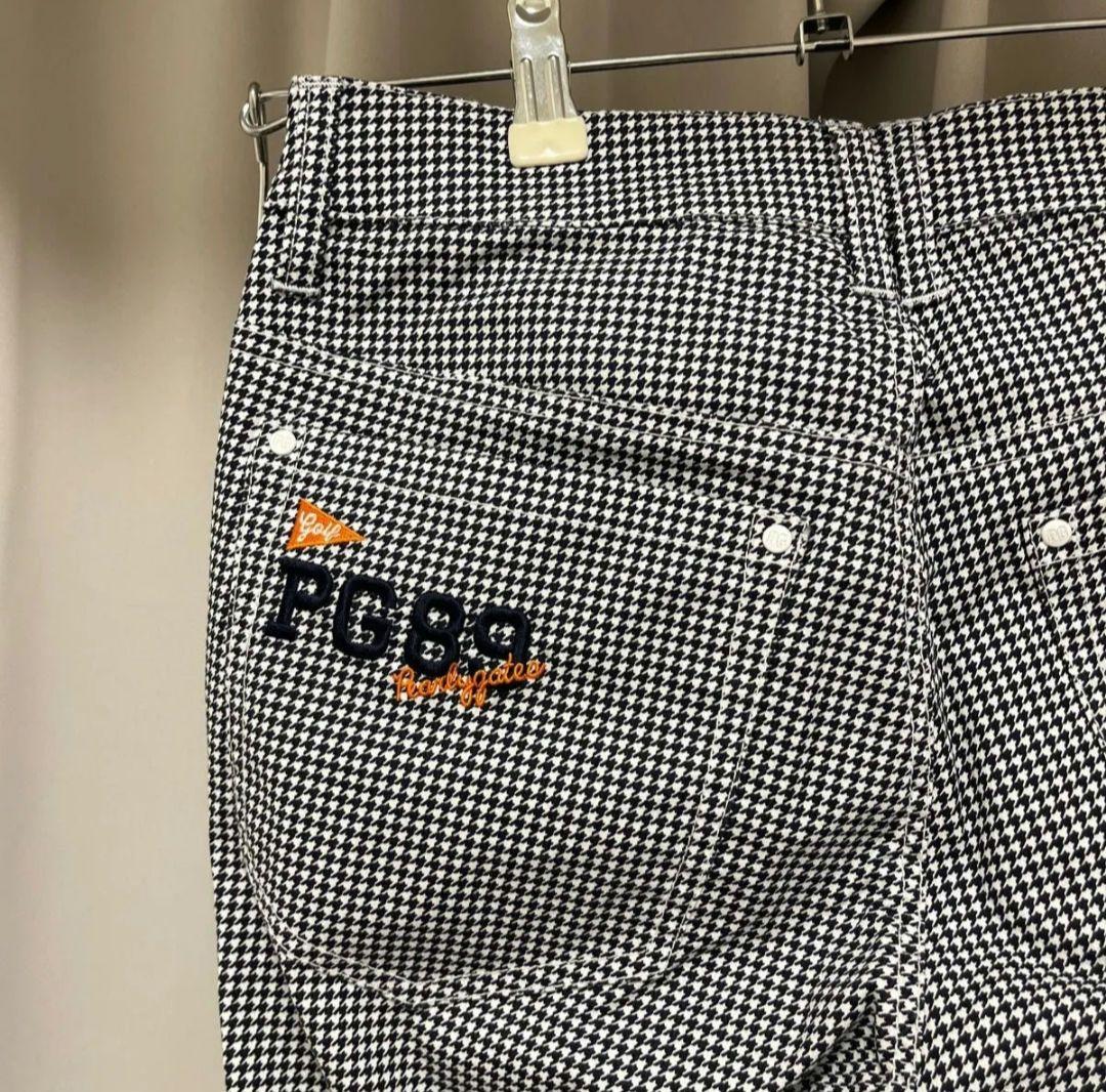 パーリーゲイツ　ゴルフウェア　千鳥柄美脚パンツサイズアウト出品