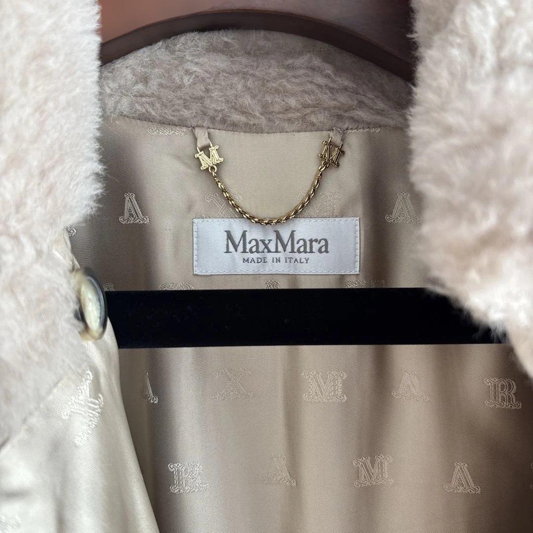 MaxMara テディベアケープ　サンド