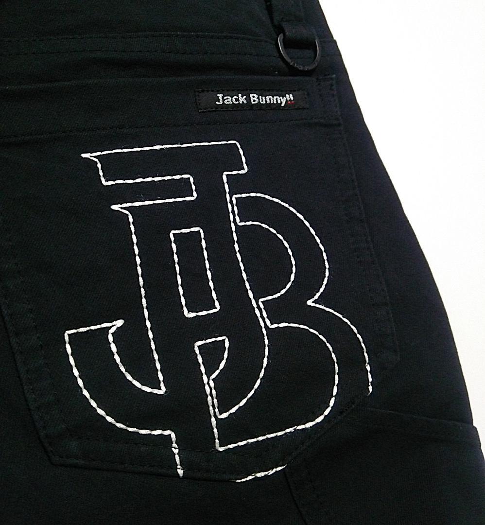 美品 ジャックバニー 春夏秋 スリムフィットゴルフパンツ スキニー レディース0
