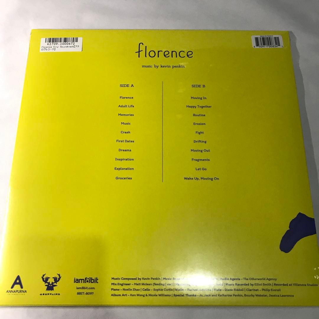 英国アカデミー賞受賞 レア盤　新品未使用　Florence　サントラLP