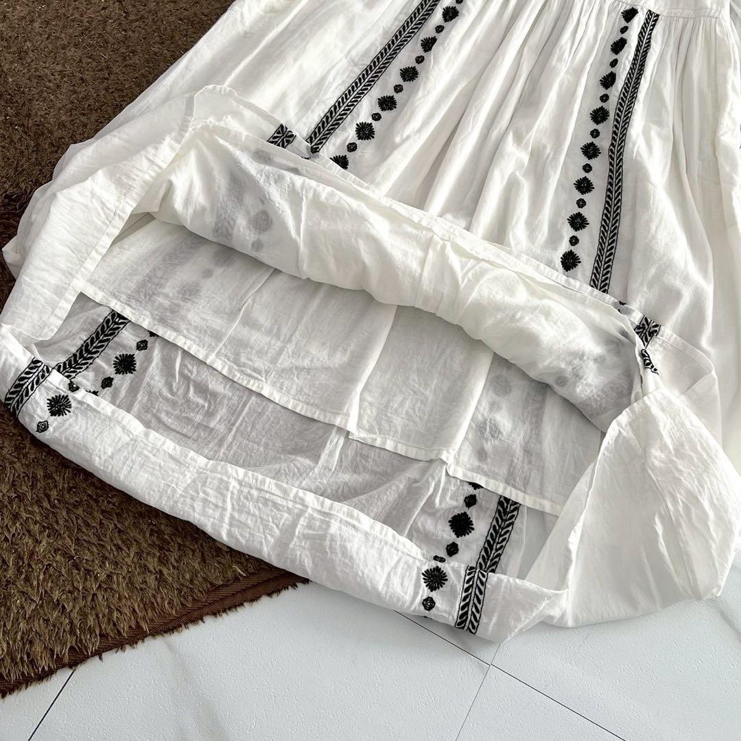 美品✨SARA MALLIKA CIN EMB LONG DRESS ワンピース