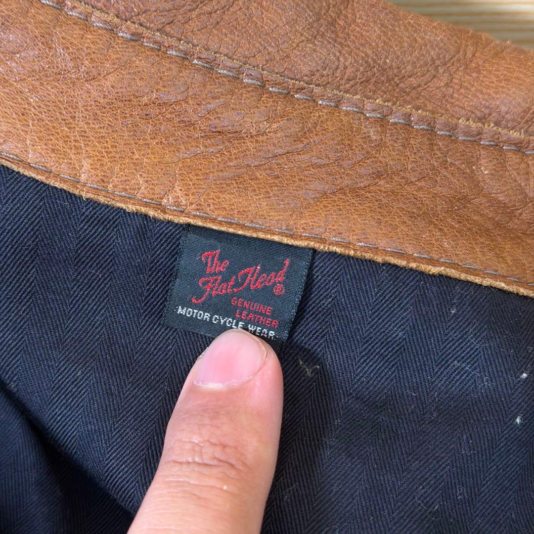 THE FLAT HEAD ザフラットヘッド 本革 鹿革 ディアスキン シャツ