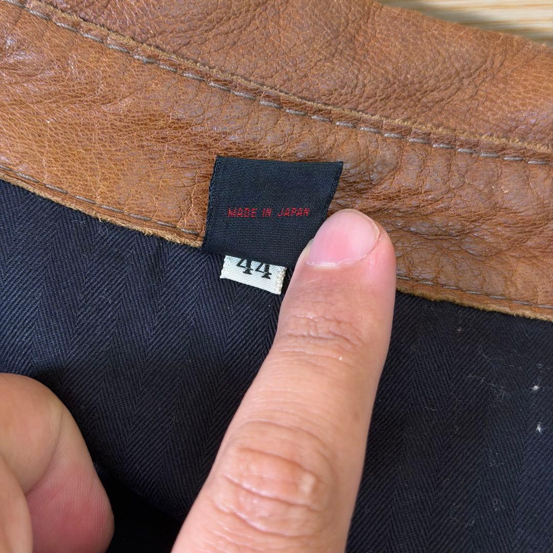 THE FLAT HEAD ザフラットヘッド 本革 鹿革 ディアスキン シャツ