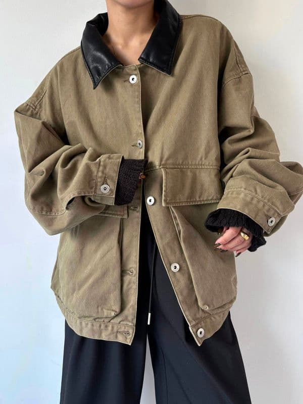 ジャケット・アウター s.mefu BIG SILHOUETTE HUNTING JACKE