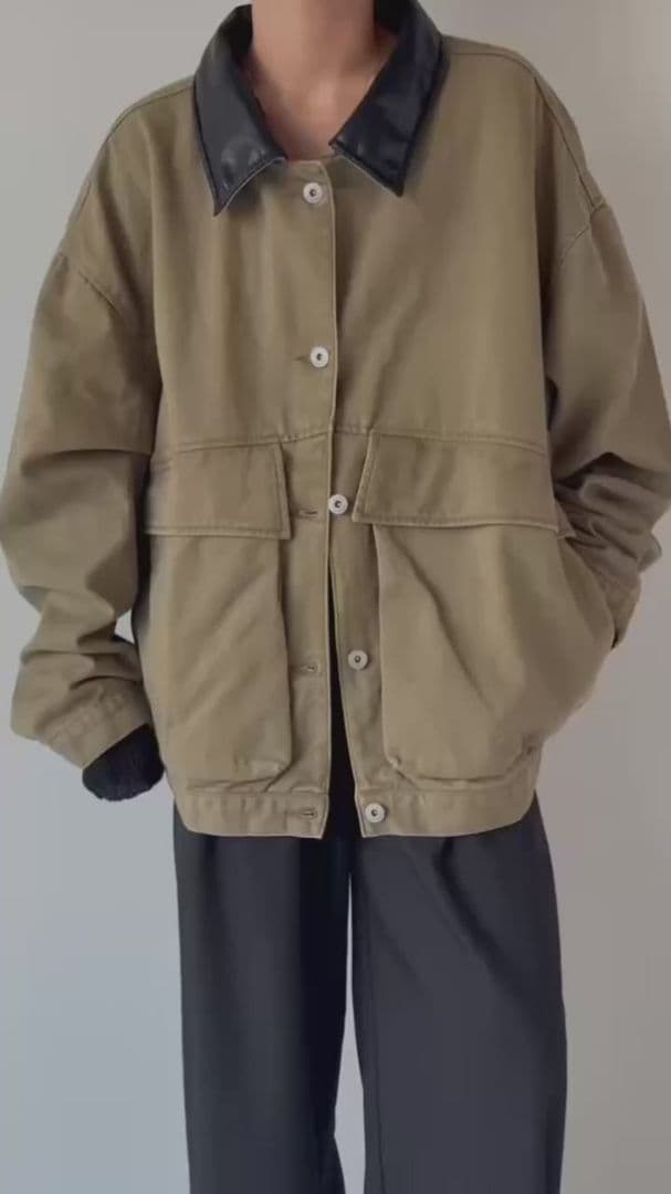 ジャケット・アウター s.mefu BIG SILHOUETTE HUNTING JACKE