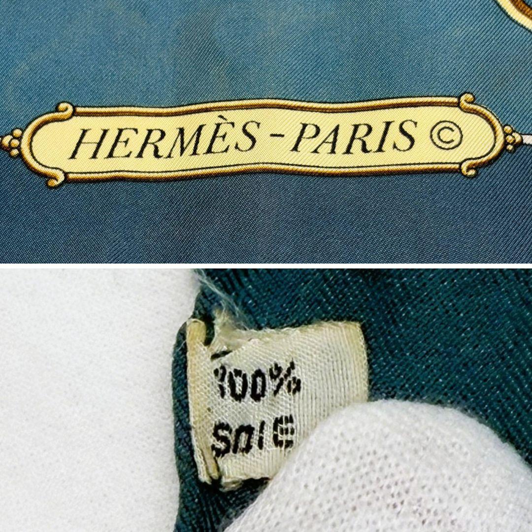 HERMES エルメス カレ90 リフトプロフィール スカーフ タグあり