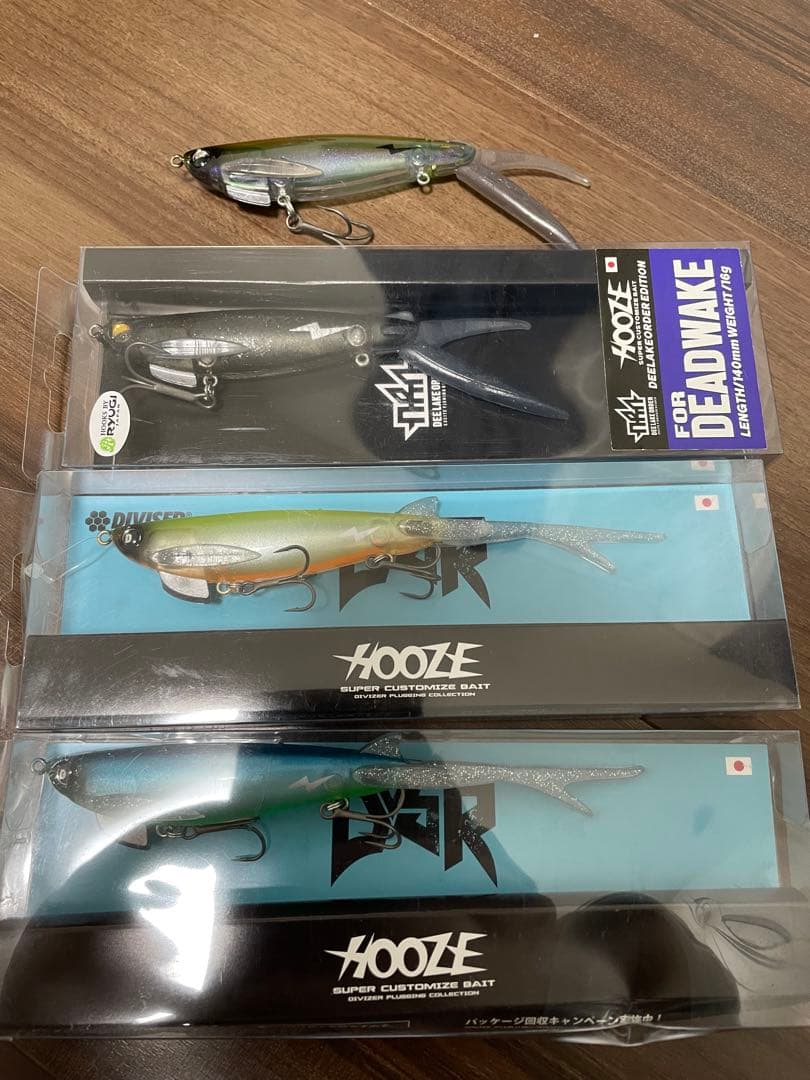 ディバイザー　フーズ　HOOZE 4セット　ルアーセット　スイムベイト