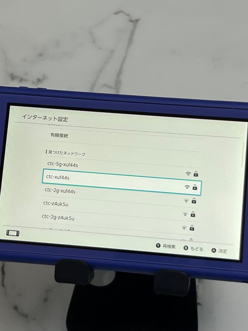 Nintendo Switch Lite ブルー　ジャンク品