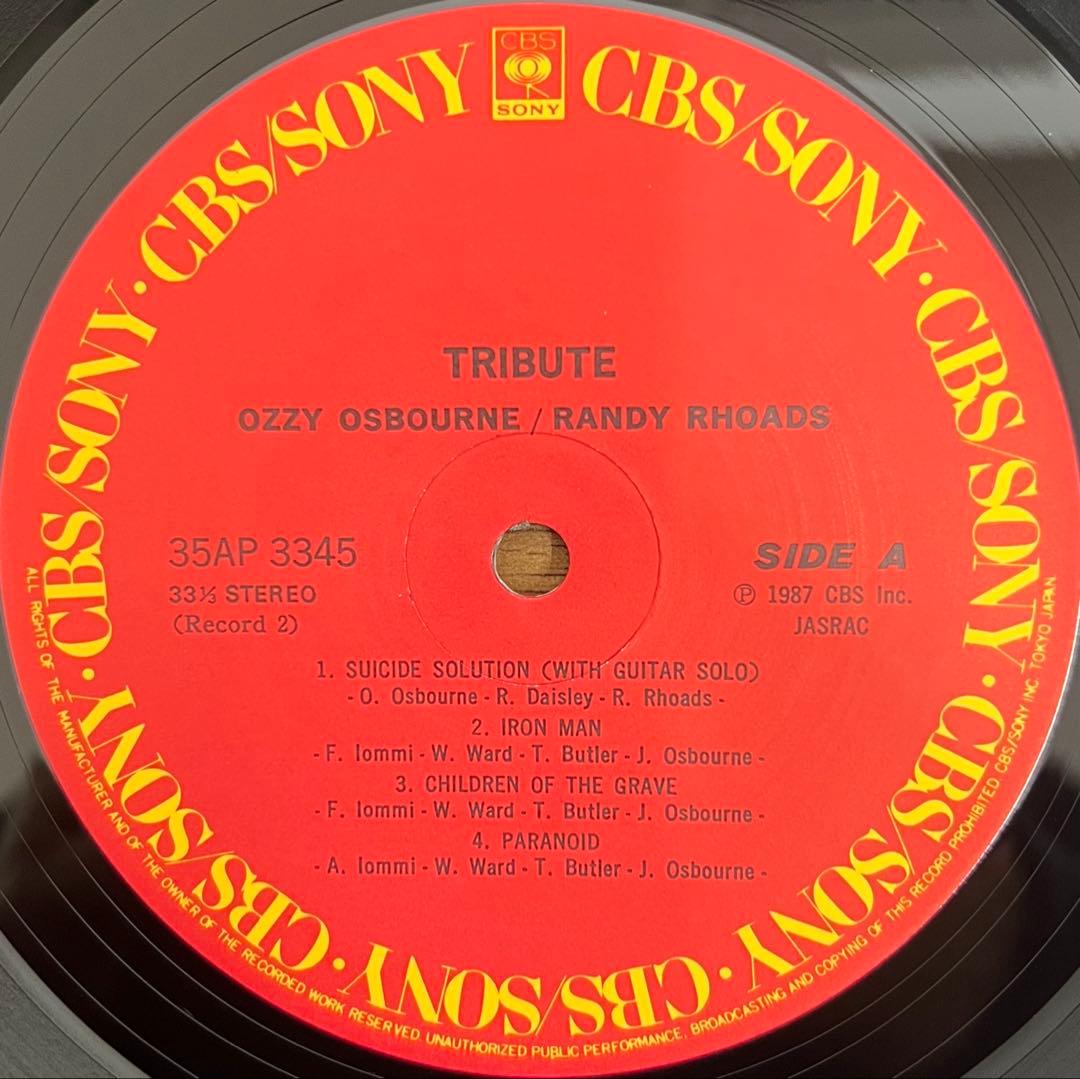 【2LP/美盤/帯付】Ozzy Osbourne / Tribute