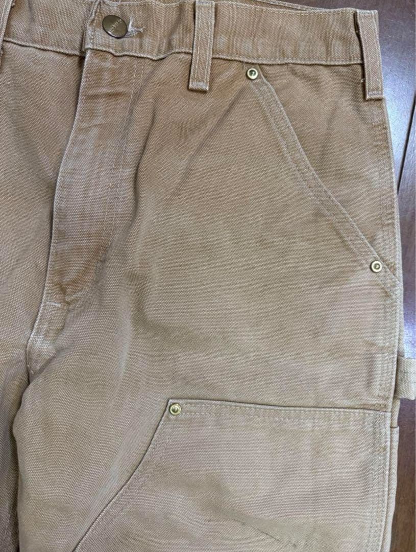 も*し様 Carhartt ダブルニー ロガー ペインターパンツ 30×32 ア