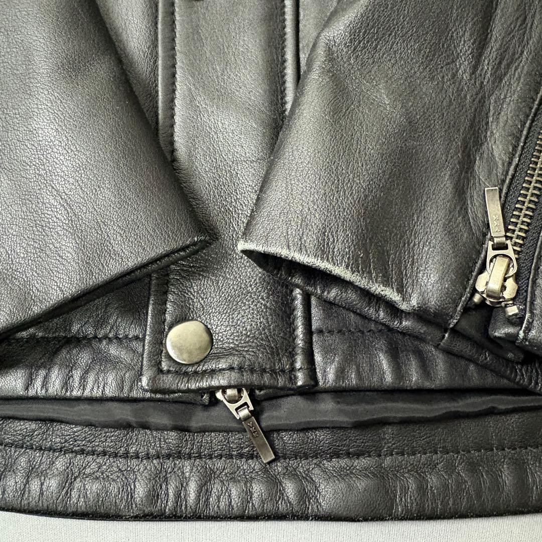 ジャケット・アウター LIUGOO LEATHER HOODED JACKET