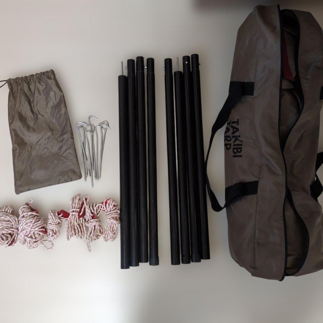 TAKIBI TARP COTTON HEXA M　焚き火タープ　コットンヘキサ