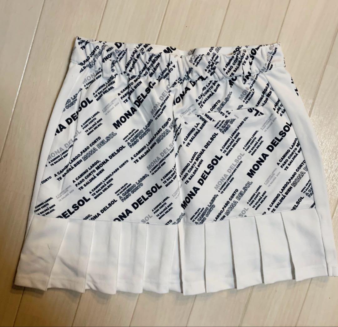 新品■デルソルゴルフ■レディース　ウェア、スカート S/7号 セットアップ