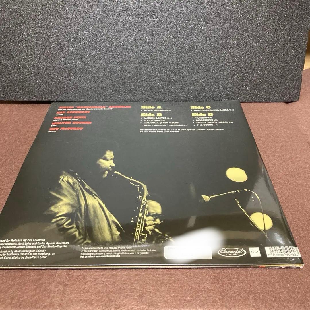 【２LP】キャノンボール・アダレイ 1972年パリ、オリンピア・ライブ