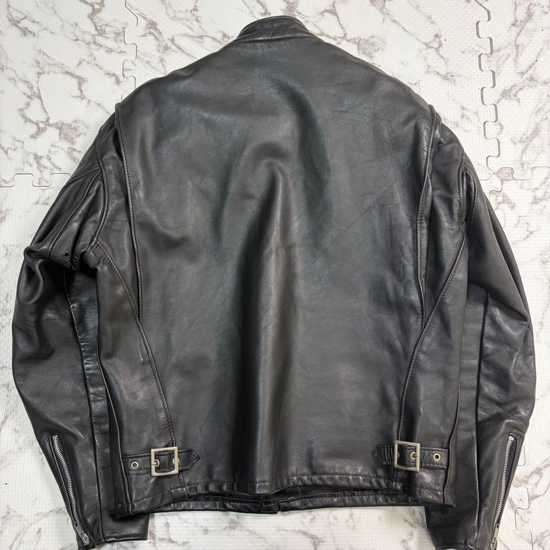 【米国製】schott シングルライダース 641 42site 黒