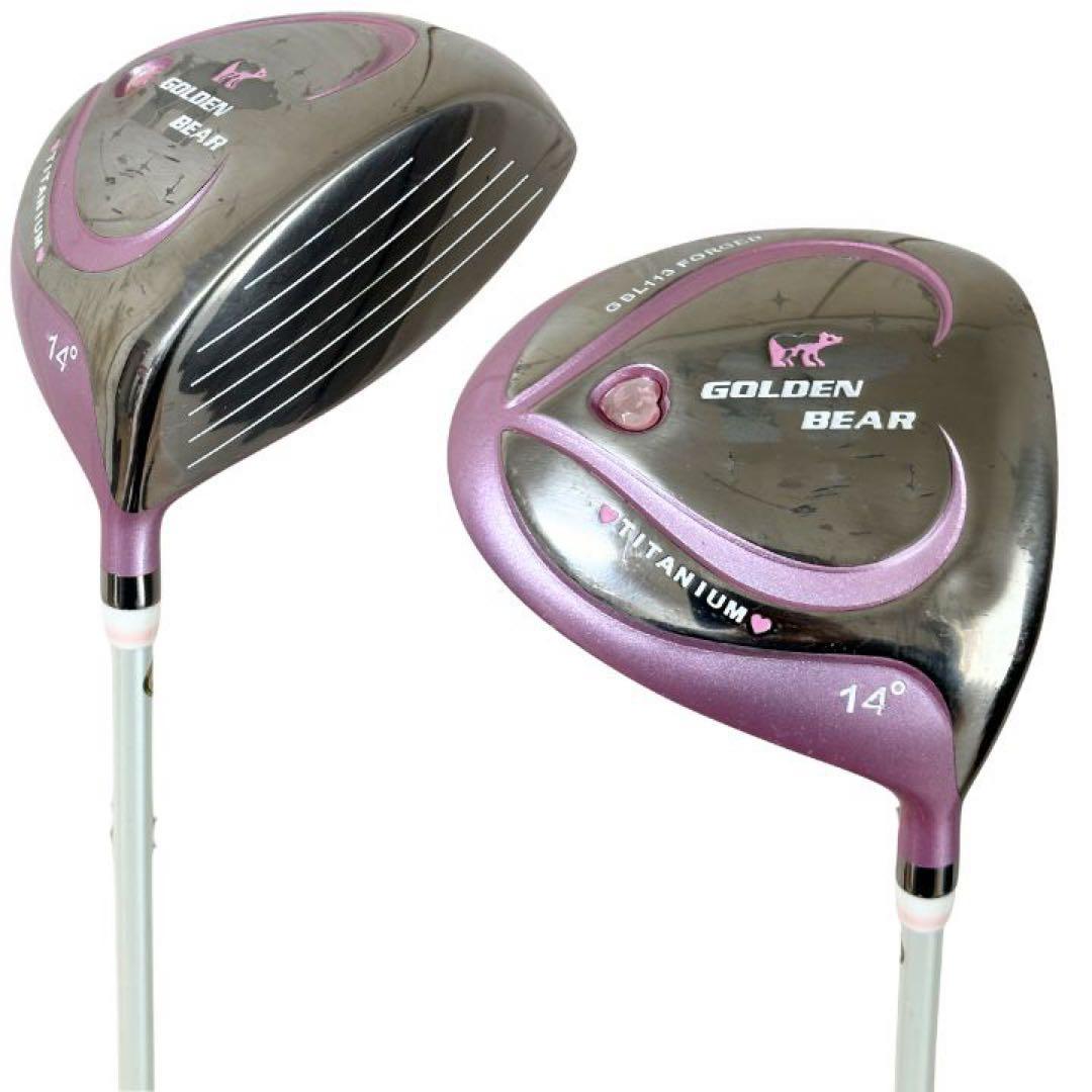 GOLDEN BEAR レディース ゴルフクラブ キャディバッグ フレックスL