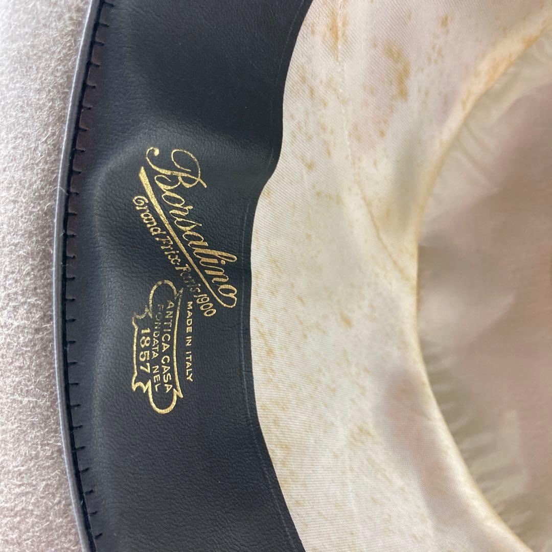 BORSALINO ボルサリーノ　ハット　グレー