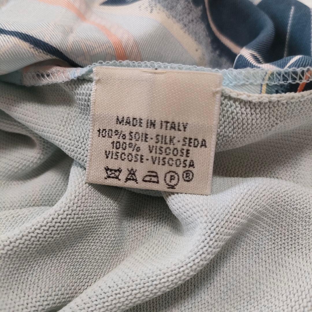 【希少】HERMES エルメス スカーフ柄 シルク100%ベスト マルジェラ期