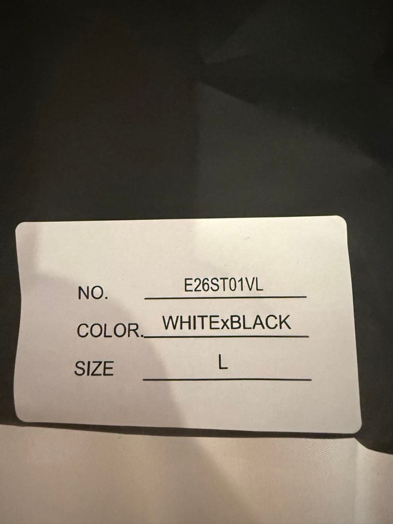ELECTRIC × DRT ドライT Lサイズ WHITE× BLACK