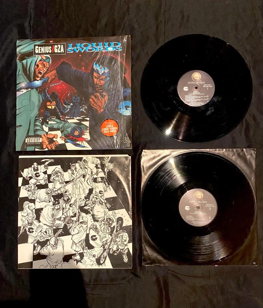 GZA / Liquid Swords 2LP US盤 GEFFEN マトリクス