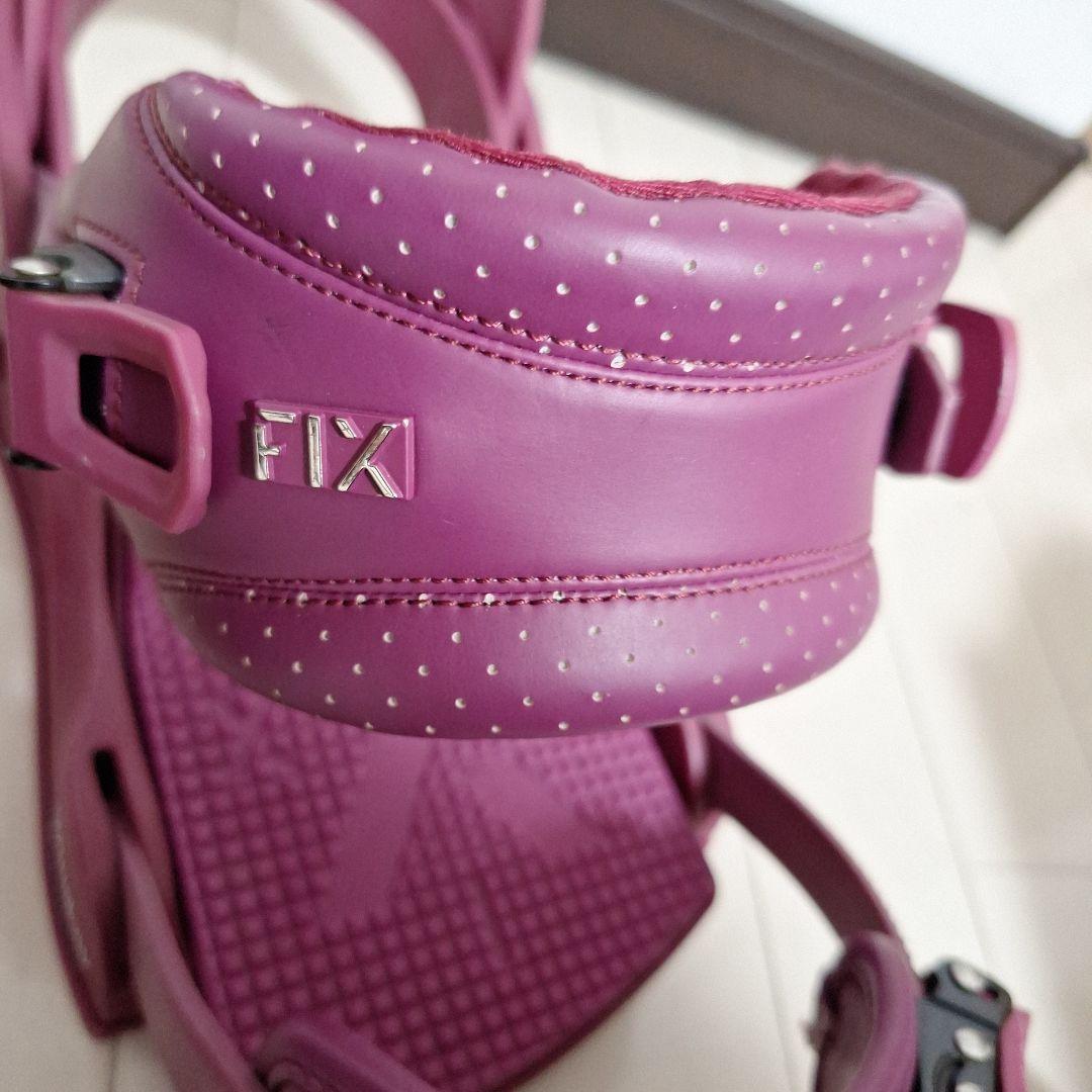 Fix Binding Co スノーボードビンディング パープル　Mサイズ美品