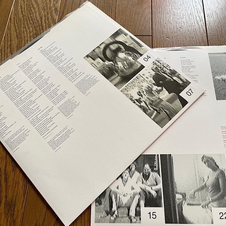 ★極美品 UK盤LP ポール・マッカートニー DRIVING RAIN