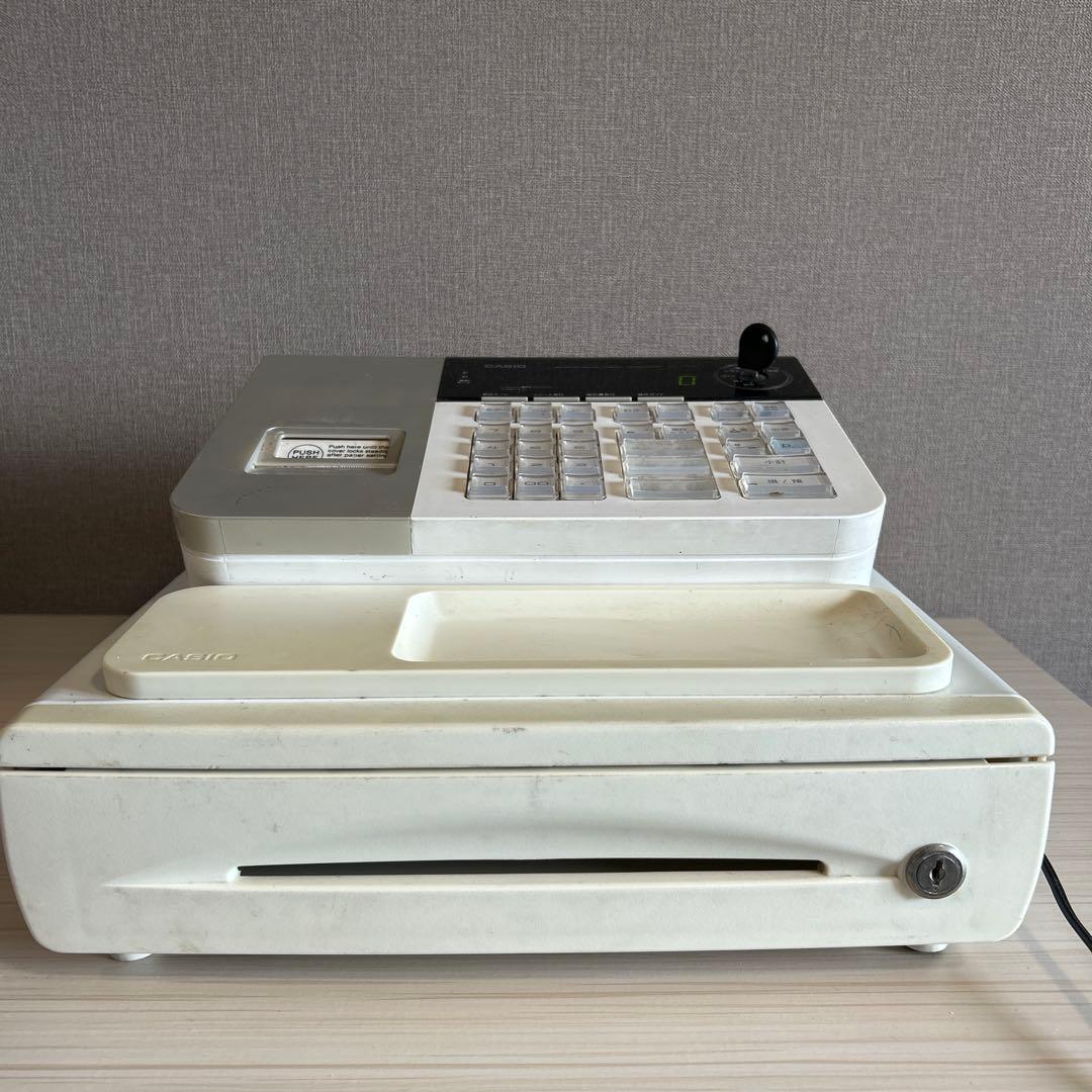 カシオ レジスター 8部門 小型ドロア SE-S20WE ホワイト