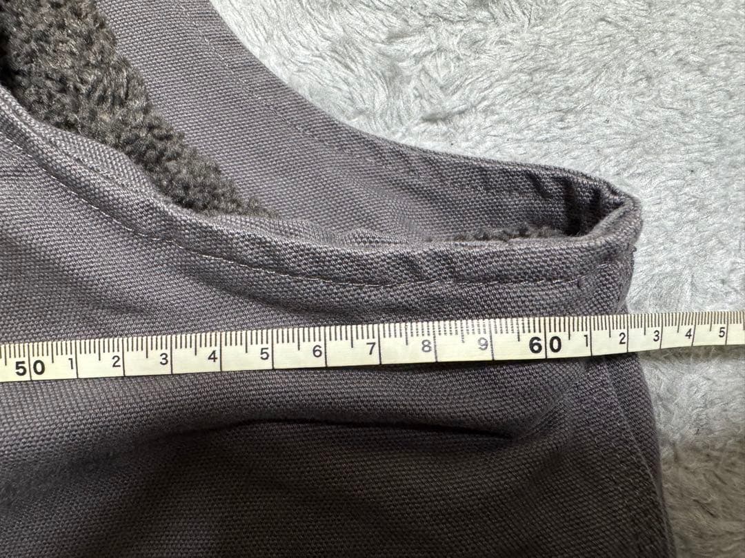 Carhartt カーハート ダックベスト 裏ボア グレー