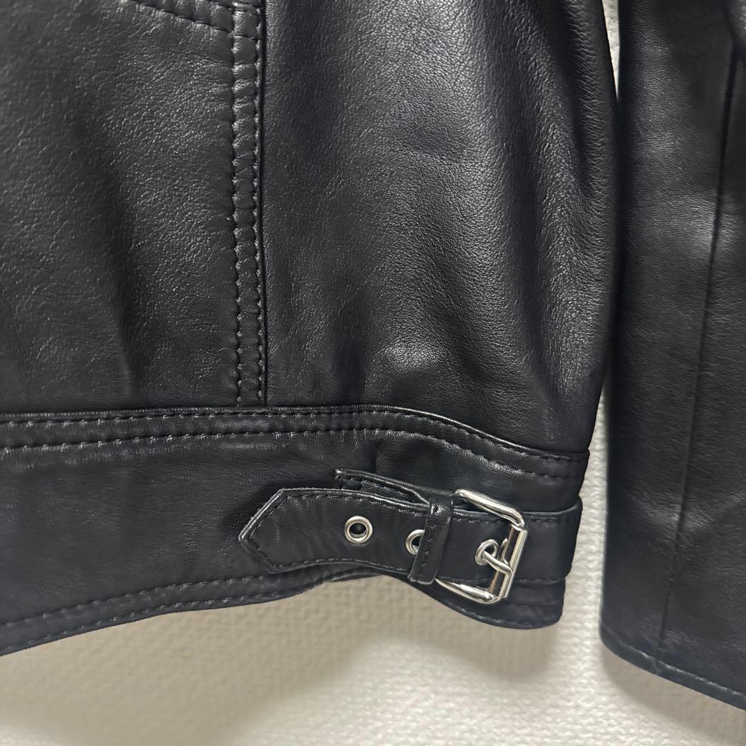 DIESEL ブラック ライダースジャケット