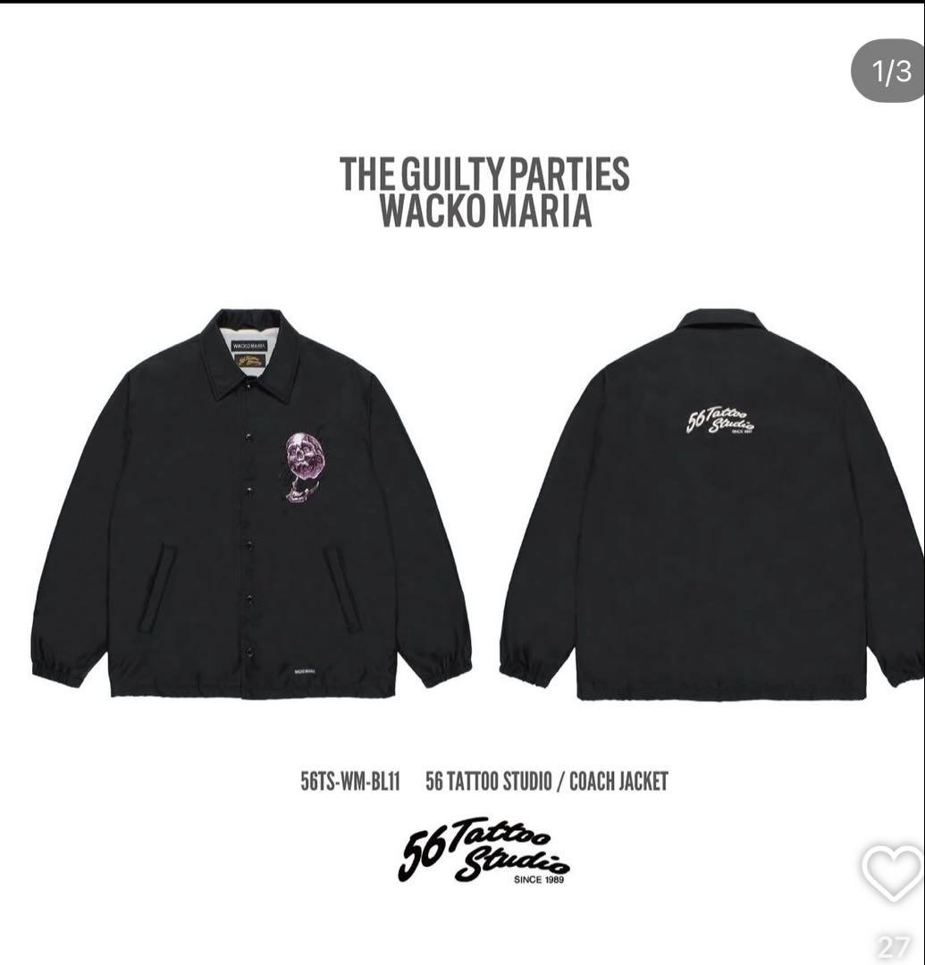 WACKO MARIA 56 Tattoo Studio コーチジャケット