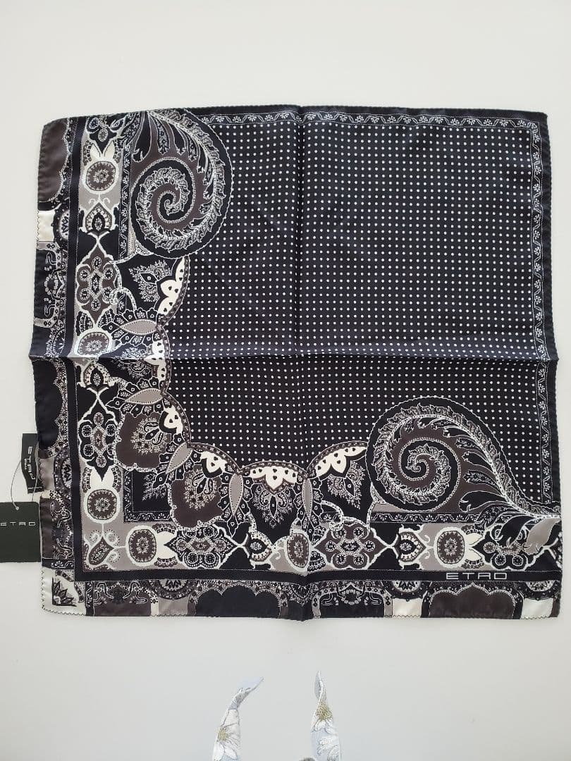 ETRO エトロ◆高級ポケットチーフ 新品美品