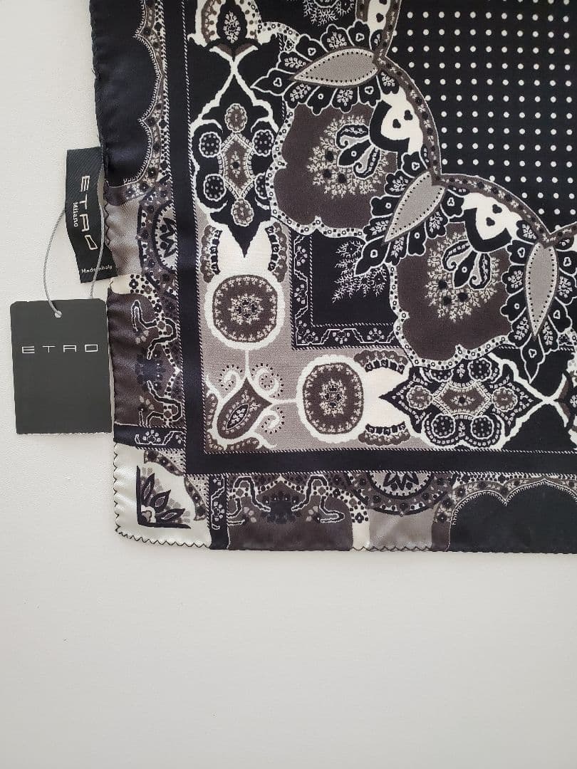 ETRO エトロ◆高級ポケットチーフ 新品美品