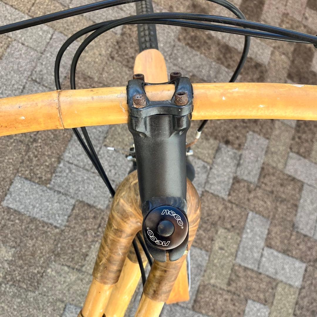 ベトナム製　バンブーバイク　竹製フレーム　竹製自転車